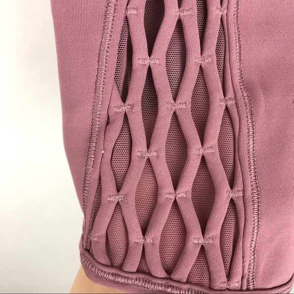 Lululemon Love Knot Crop *15" Figue Luxtreme Pink - Picture 8 of 14